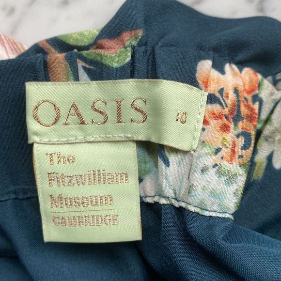 Oasis Fitzwilliam Paperbag A-Line Skirt - Picture 9 of 12